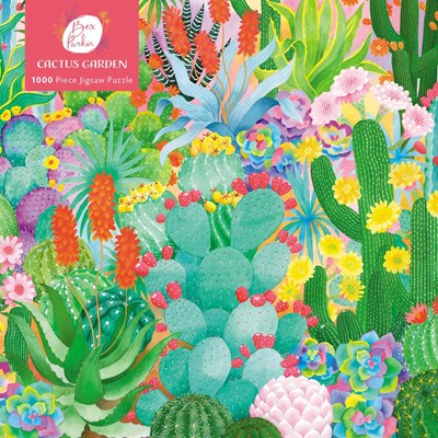 BEX PARKIN: CACTUS GARDEN 1000-PIECE JIGSAW PUZZLE - FLAME TREE STUDIO