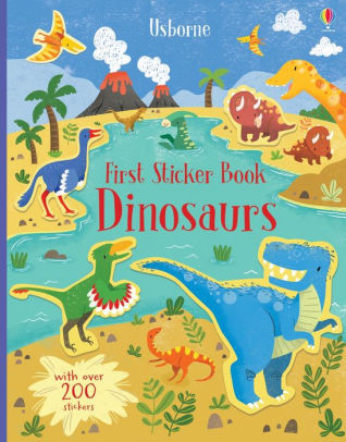 FIRST STICKER BOOK DINOSAURS - WATSON. HANNAH