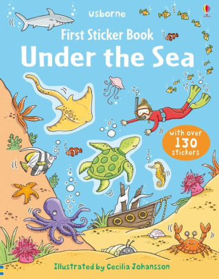 FIRST STICKER BOOK UNDER THE SEA - GREENWELL. JESSICA