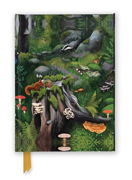 DEEP IN THE FOREST FOILED JOURNAL NOTEBOOK - STEAD. ANNA