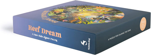 REEF DREAM: A FLOW STATE 1000 PIECE CIRCULAR JIGSAW PUZZLE - SVENSSON. ELIN