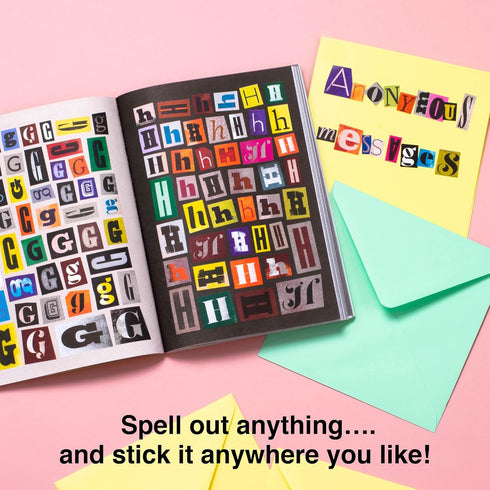 THE RANSOM NOTE STICKER BOOK - HERRIOTT. LUKE