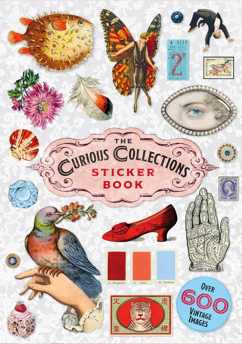 THE CURIOUS COLLECTIONS STICKER BOOK - SUTTON. EMILY