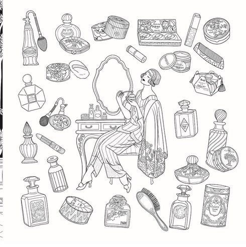 THE JAZZ AGE: A 20'S INSPIRED COLORING BOOK - BOUREAU. MELANIE