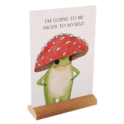 LITTLE FROG'S GUIDE TO SELF-CARE CARD DECK - EEQUAY. MAYBELL