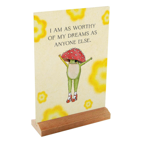 LITTLE FROG'S GUIDE TO SELF-CARE CARD DECK - EEQUAY. MAYBELL