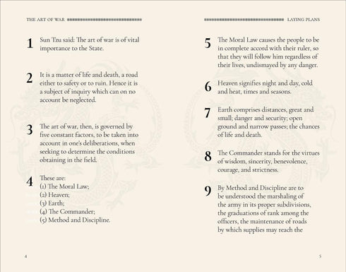 THE ART OF WAR: GILDED POCKET EDITION - TZU. SUN