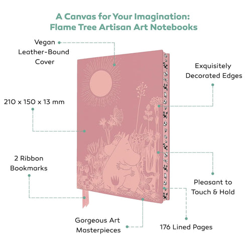 UEMATSU HOBI: CHRYSANTHEMUMS ARTISAN ART NOTEBOOK JOURNAL - FLAME TREE STUDIO