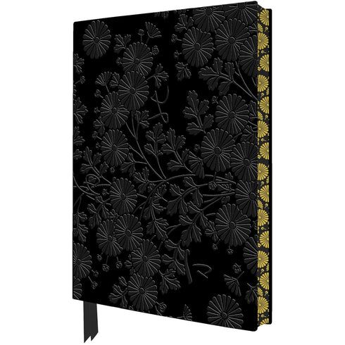 UEMATSU HOBI: CHRYSANTHEMUMS ARTISAN ART NOTEBOOK JOURNAL - FLAME TREE STUDIO