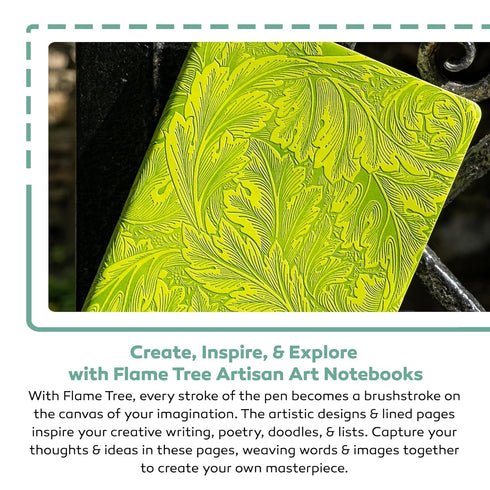 UEMATSU HOBI: CHRYSANTHEMUMS ARTISAN ART NOTEBOOK JOURNAL - FLAME TREE STUDIO