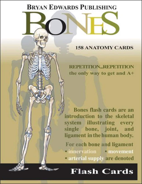 BONES FLASH CARDS