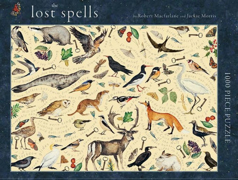 THE LOST SPELLS 1000 PIECE JIGSAW PUZZLE - MACFARLANE, ROBERT ; MORRIS, JACKIE