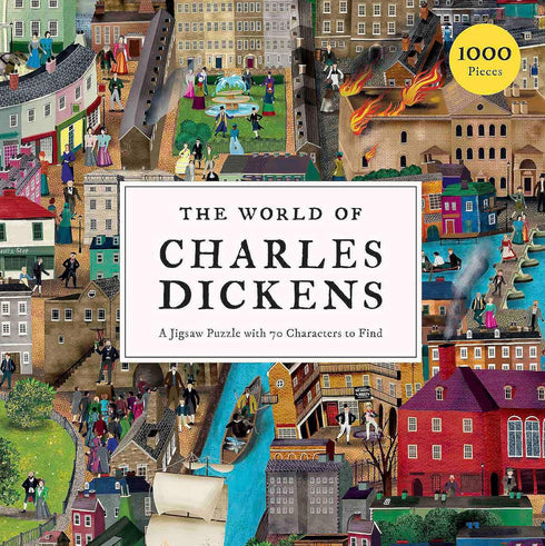THE WORLD OF CHARLES DICKENS 1000 PIECE JIGSAW PUZZLE - LAURENCE KING PUBLISHING