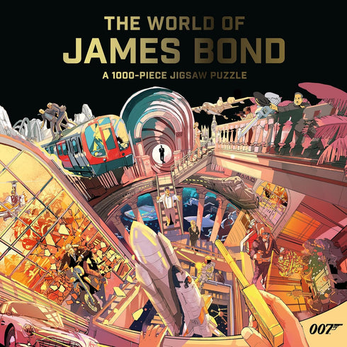 THE WORLD OF JAMES BOND 1000 PIECE JIGSAW PUZZLE - LAURENCE KING PUBLISHING