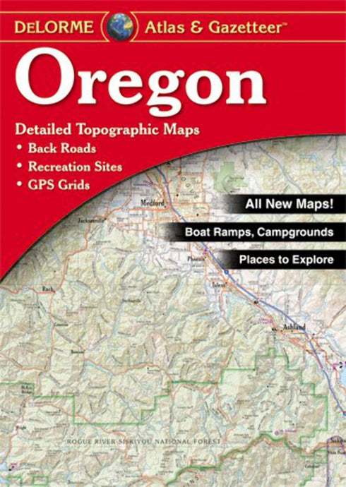 Delmore Atlas & Gazetteer: Oregon - Rand Mcnally