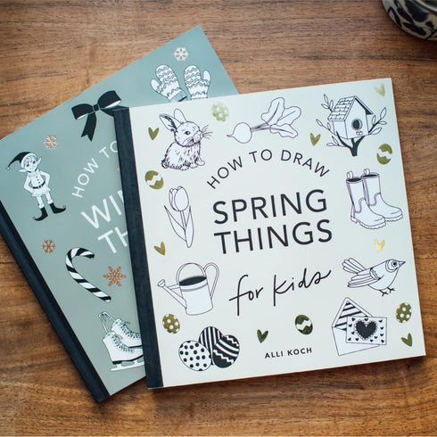 SPRING THINGS: HOW TO DRAW BOOKS FOR KIDS - KOCH. ALLI