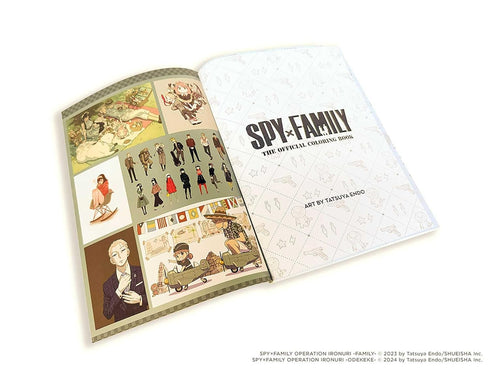SPY X FAMILY: THE OFFICIAL COLORING BOOK - ENDO. TATSUYA