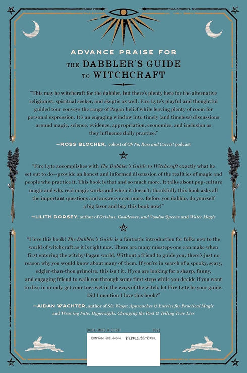 THE DABBLER'S CUIDE TO WITCHCRAFT: SEEKING AN INTENTIONAL MAGICAL PATH - LYTE. F