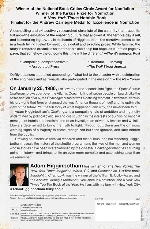 CHALLENGER: A TRUE STORY OF HEROISM AND DISASTER... - HIGGINBOTHAM. ADAM