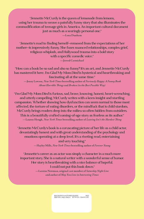 I'M GLAD MY MOM DIED -MCCURDY. JENNETTE