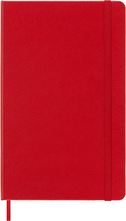 MOLESKINE RULED HARD RED
