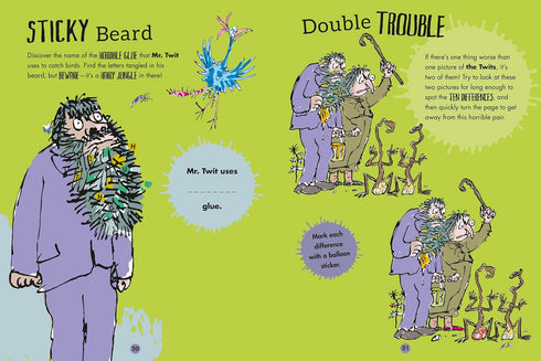 ROALD DAHL: BIG OFFICIAL STICKER BOOK - BLAKE. QUENTIN