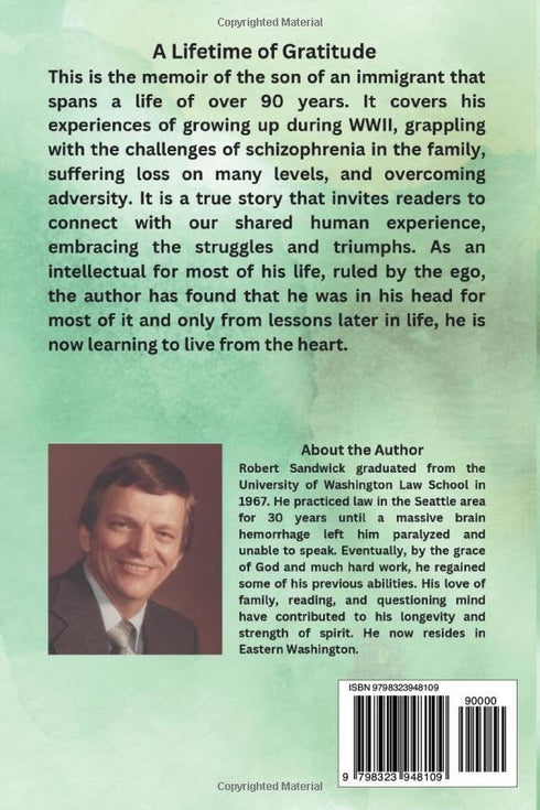 A LETTER FROM AMERICA: A MEMOIR - SANDWICK. ROBERT