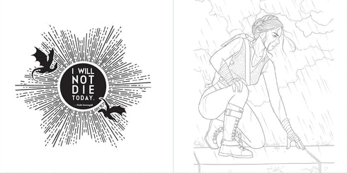 FOURTH WING: OFFICIAL COLORING BOOK - ENTANGLED