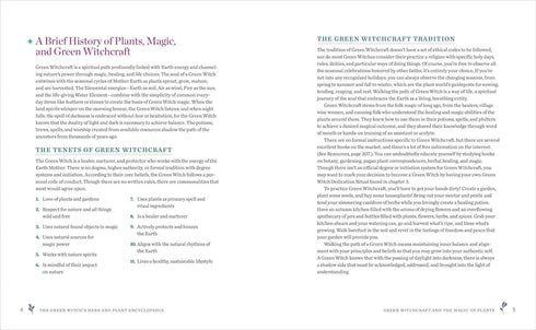 GREEN WITCH'S HERB AND PLANT ENCYCLOPEDIA: 150 INGREDIENTS - MORGANA. ROWAN