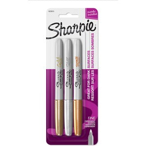 SHARPIE METALLIC 3PK