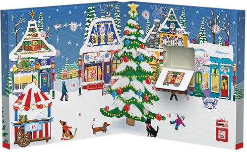 CHRISTMAS TOWN FAIR ADVENT CALENDAR PUZZLES - EUROGRAPHICS