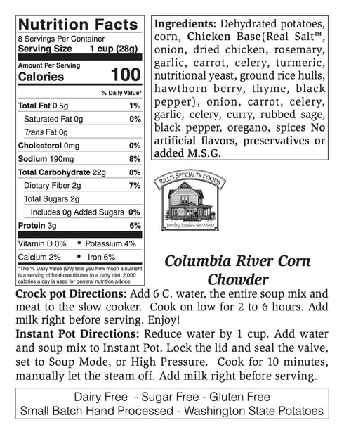 COLUMBIA RIVER CORN CHOWDER - SMALL