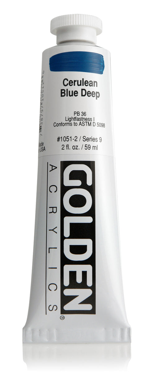 HB ACRYLIC PAINT CERULEAN BLUE DEEP