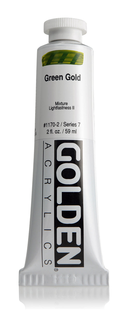 HB ACRYLIC PAINT GREEN GOLD 2OZ