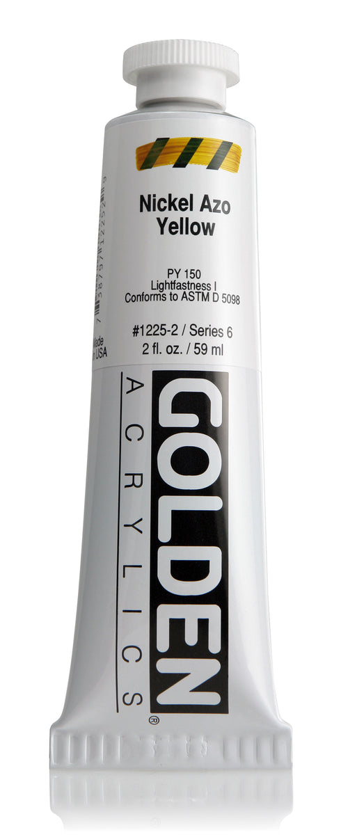 HB ACRYLIC PAINT NICKEL AZO YELLOW OW 2OZ