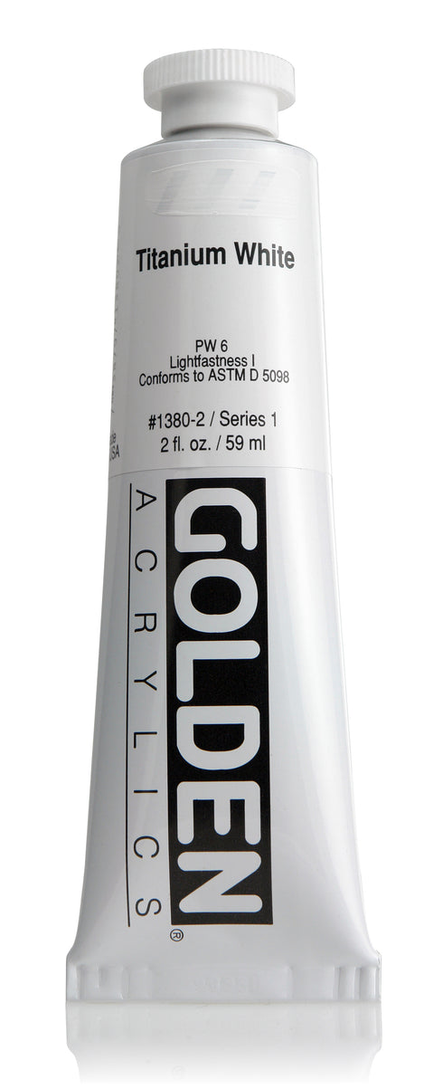 HB ACRYLIC PAINT TITANIUM WHITE 2OZ
