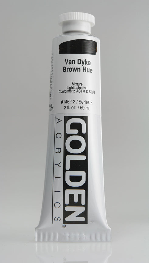 GOLDEN HEAVY BODY ACRYLIC HIST VAN DYKE HUE 2 OZ