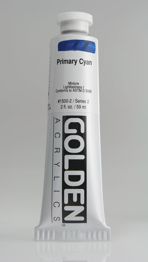 HB ACRYLIC PAINT PRIMARY CYAN 2OZ