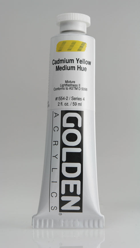 HB ACRYLIC PAINT CAD YELLOW OW MED 2OZ