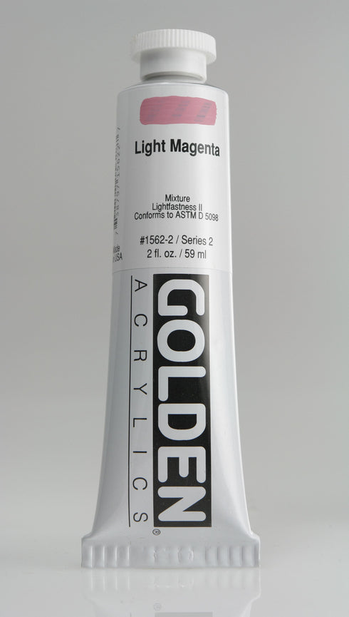 GOLDEN HEAVY BODY ACRYLIC LT.MAGENTA 2 OZ