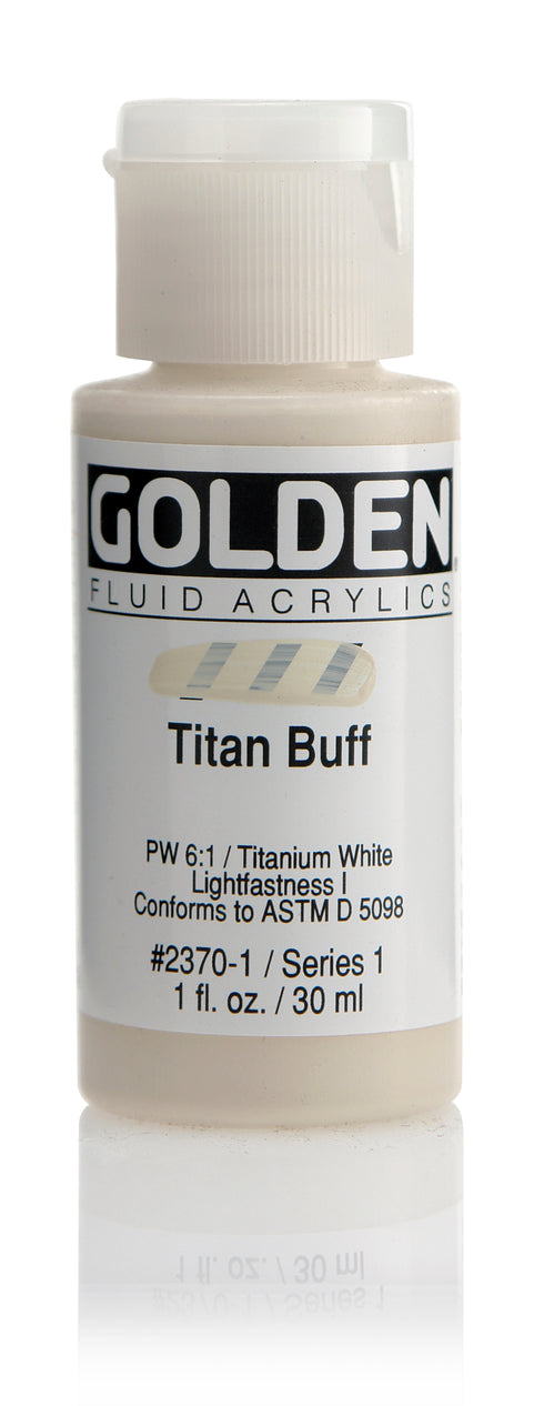 FLUID ACRYLIC PAINT TITAN BUFF 1OZ