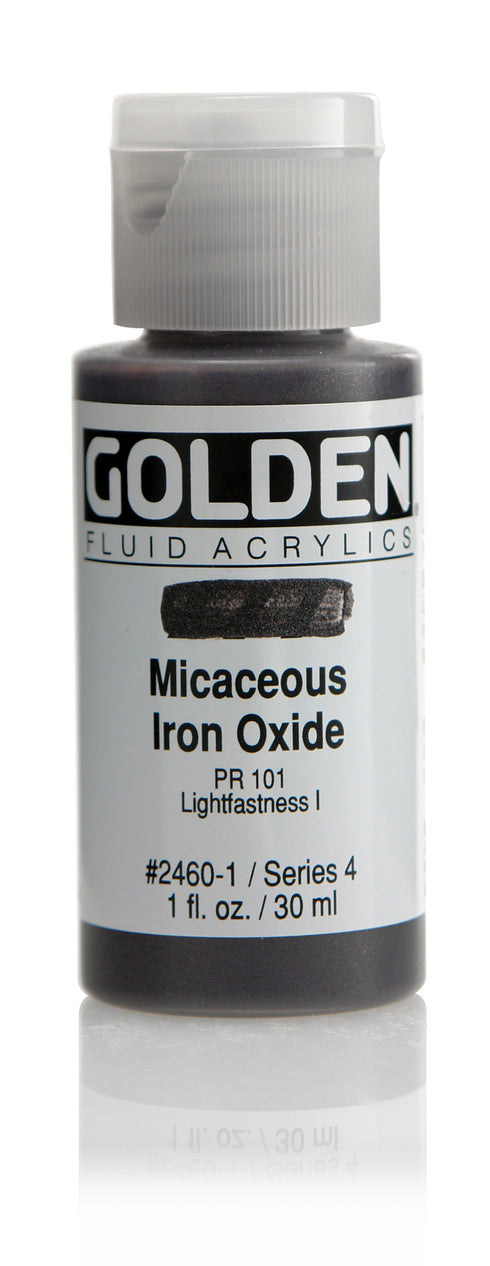 FLUID ACRYLIC PAINT IRIDESCENT MICA IR OX 1OZ
