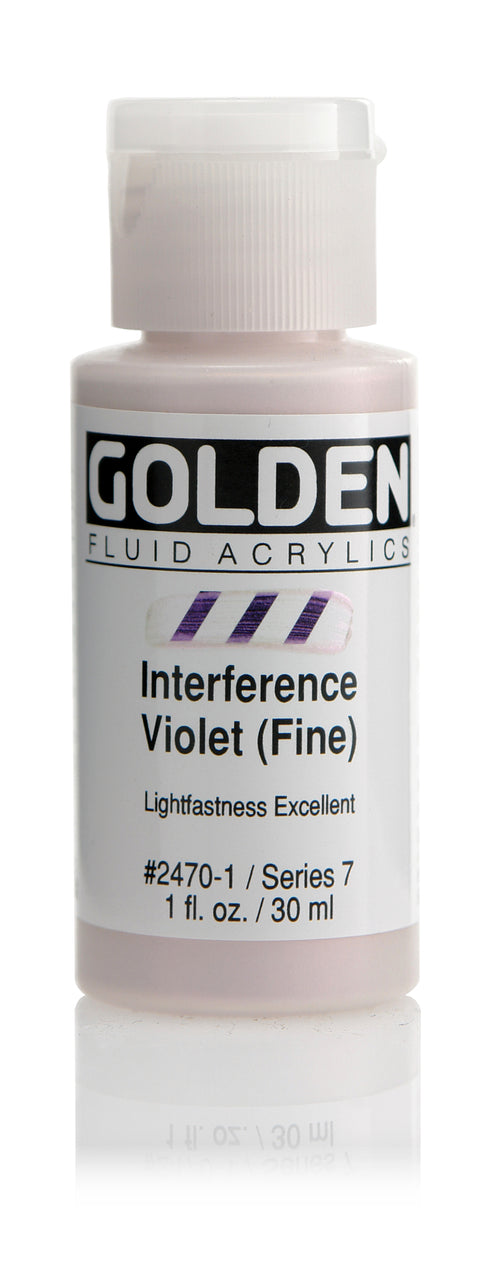 FLUID ACRYLIC PAINT INTER VIO FINE 1OZ