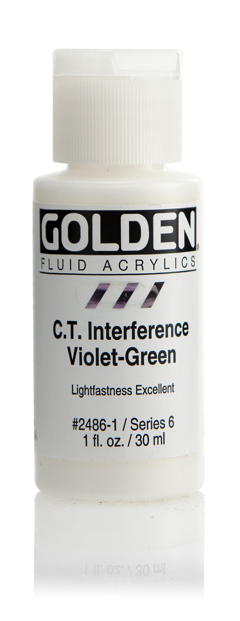FLUID ACRYLIC PAINT INTER VIOLET-GRN 1OZ