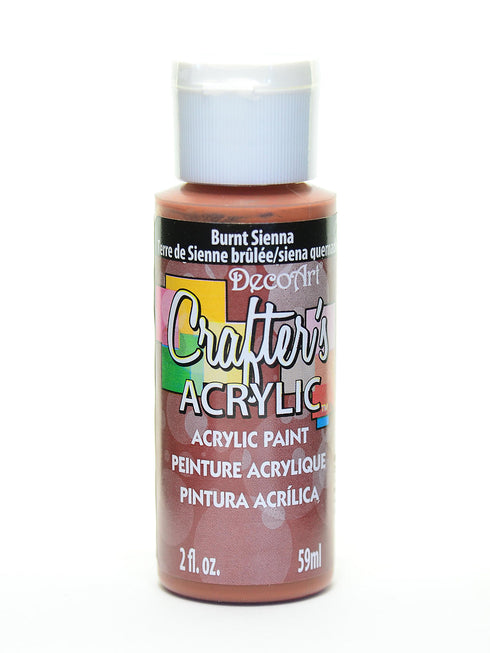 2OZ BURNT SIENNA CRAFTER ACRYLIC PAINT