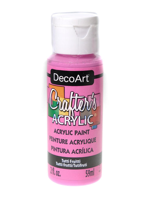 2OZ TUTTI FRUTTI CRAFTER ACRYLIC PAINT