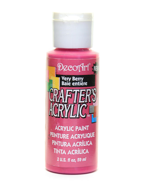 2OZ VERY BERRY CRAFTER ACRYLIC PAINT