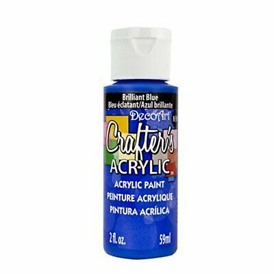 2OZ BRILLIANT BLUE CRAFTER ACRYLIC PAINT