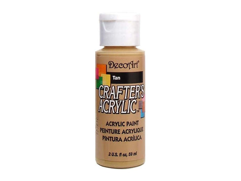 2OZ TAN CRAFTER ACRYLIC PAINT