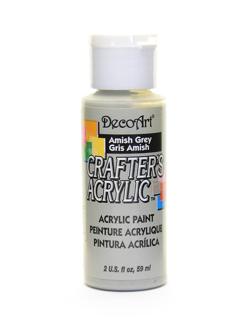 2OZ AMISH GREY CRAFTER ACRYLIC PAINT